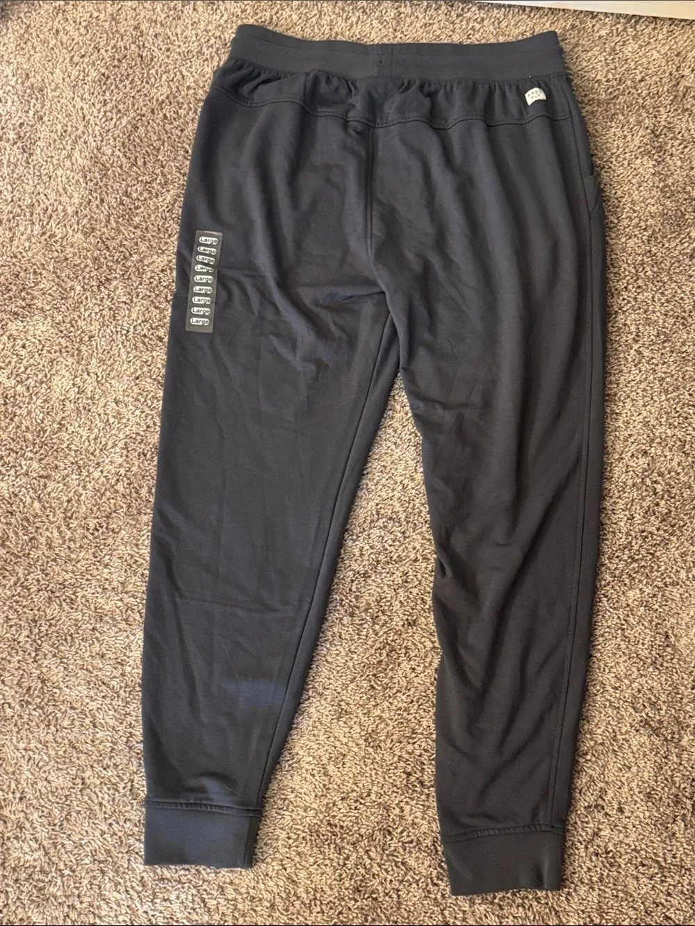NWT Free Fly Storm Cloud Bamboo Lightweight Fleece Jogger Men's Size Large